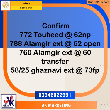 5 Marla Residential Plot for Sale in Bahria Town, Lahore - (BP-213912)
