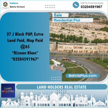 Residential Plot for Sale in Bahria Orchard, Lahore - (BP-214775)