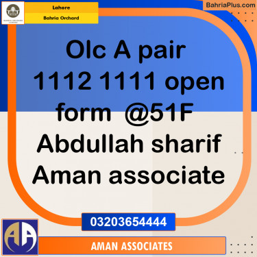 Residential Plot for Sale in Bahria Orchard, Lahore - (BP-214822)
