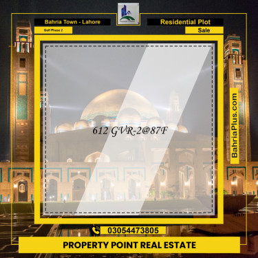 10 Marla Residential Plot for Sale in Golf Phase 2 -  Bahria Town, Lahore - (BP-214946)