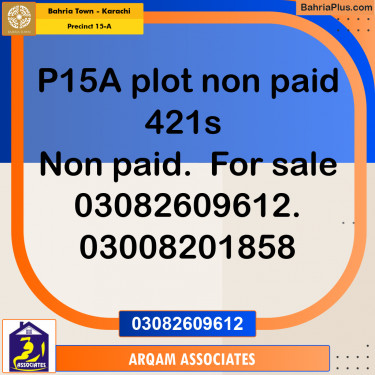 125 Sq. Yards Residential Plot for Sale in Precinct 15-A -  Bahria Town, Karachi - (BP-214954)