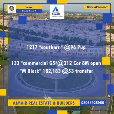 Residential Plot for Sale in Bahria Orchard, Lahore - (BP-215151)
