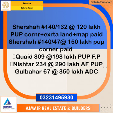 Residential Plot for Sale in Bahria Town, Lahore - (BP-215258)