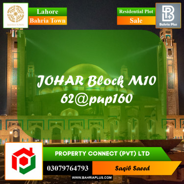 Residential Plot for Sale in Bahria Town, Lahore - (BP-215274)