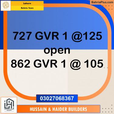 Residential Plot for Sale in Bahria Town, Lahore - (BP-215564)