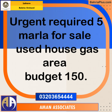 Residential Plot for Sale in Bahria Orchard, Lahore - (BP-215580)