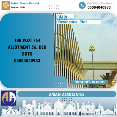 Residential Plot for Sale in Precinct 10-B -  Bahria Town, Karachi - (BP-215688)