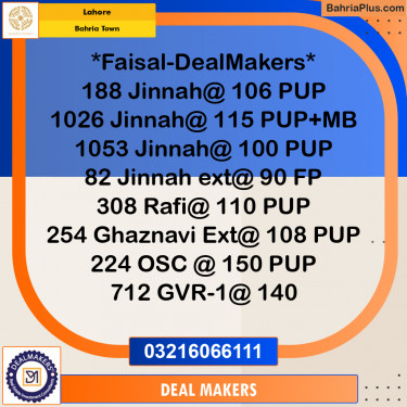 Residential Plot for Sale in Bahria Town, Lahore - (BP-216123)
