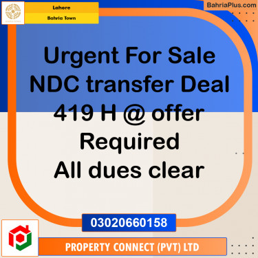 Residential Plot for Sale in Bahria Town, Lahore - (BP-216602)