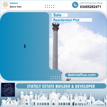 Residential Plot for Sale in Bahria Town, Lahore - (BP-216612)