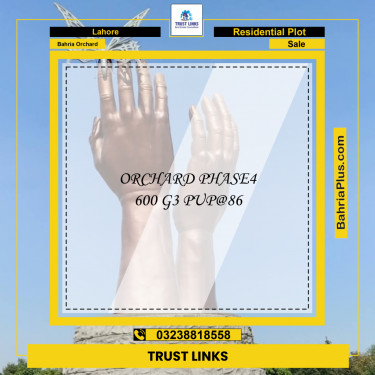 Residential Plot for Sale in Bahria Orchard, Lahore - (BP-217723)