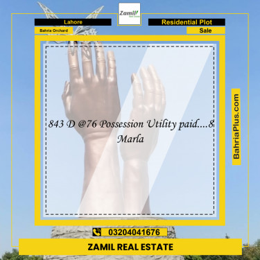 Residential Plot for Sale in Bahria Orchard, Lahore - (BP-217844)