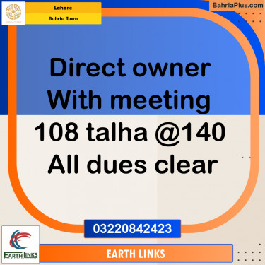 Residential Plot for Sale in Bahria Town, Lahore - (BP-218259)