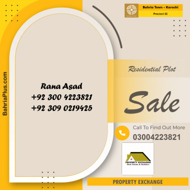 272 Sq. Yards Residential Plot for Sale in Precinct 32 -  Bahria Town, Karachi - (BP-218638)