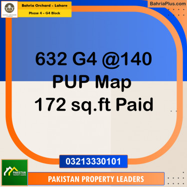 1 Kanal Residential Plot for Sale in Phase 4 - G4 Block -  Bahria Orchard, Lahore - (BP-219053)