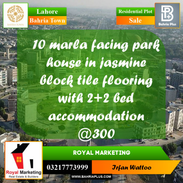 Residential Plot for Sale in Bahria Town, Lahore - (BP-219363)