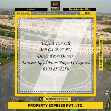 Residential Plot for Sale in Bahria Orchard, Lahore - (BP-219495)