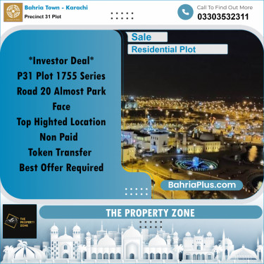 125 Sq. Yards Residential Plot for Sale in Precinct 31 Plot -  Bahria Town, Karachi - (BP-219528)