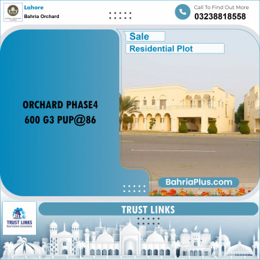 Residential Plot for Sale in Bahria Orchard, Lahore - (BP-219606)