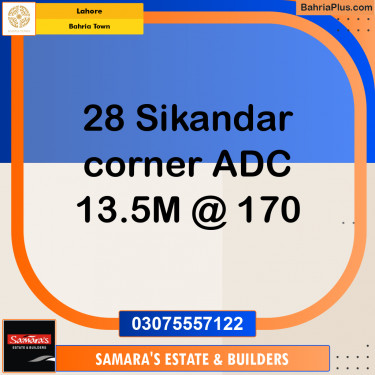 Residential Plot for Sale in Bahria Town, Lahore - (BP-219787)