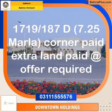 Residential Plot for Sale in Bahria Orchard, Lahore - (BP-219802)