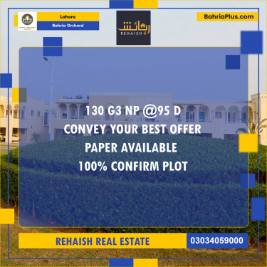 Residential Plot for Sale in Bahria Orchard, Lahore - (BP-220454)