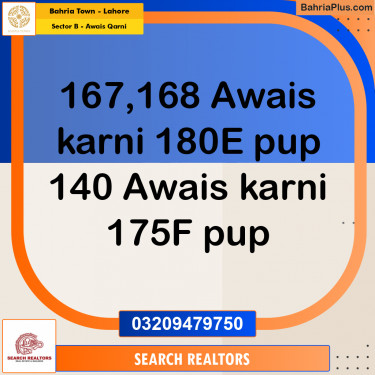 10 Marla Residential Plot for Sale in Sector B - Awais Qarni -  Bahria Town, Lahore - (BP-220474)