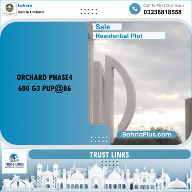 Residential Plot for Sale in Bahria Orchard, Lahore - (BP-220727)
