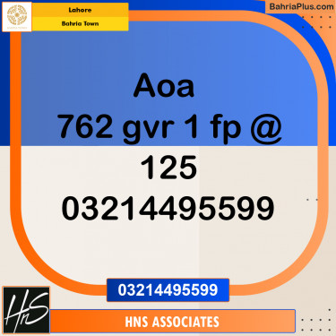 Residential Plot for Sale in Bahria Town, Lahore - (BP-220738)