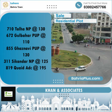 Residential Plot for Sale in Bahria Town, Lahore - (BP-221046)