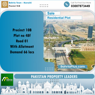 125 Sq. Yards Residential Plot for Sale in Precinct 10-B -  Bahria Town, Karachi - (BP-221102)