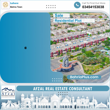 Residential Plot for Sale in Bahria Town, Lahore - (BP-221369)