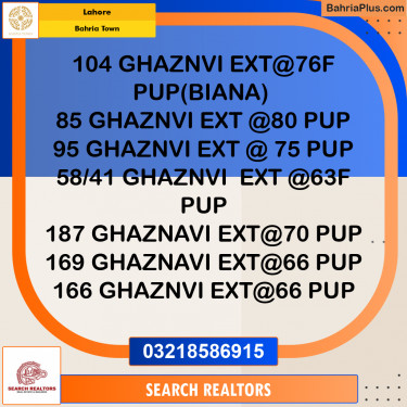 Residential Plot for Sale in Bahria Town, Lahore - (BP-221616)