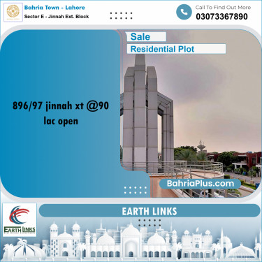 5 Marla Residential Plot for Sale in Sector E - Jinnah Ext. Block -  Bahria Town, Lahore - (BP-222151)