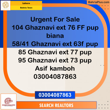Residential Plot for Sale in Bahria Town, Lahore - (BP-222163)