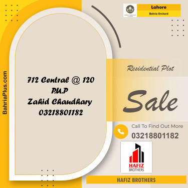 10 Marla Residential Plot for Sale in Bahria Orchard, Lahore - (BP-222508)