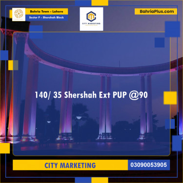5 Marla Residential Plot for Sale in Sector F - Shershah Block -  Bahria Town, Lahore - (BP-222596)