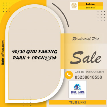 Residential Plot for Sale in Bahria Town, Lahore - (BP-222656)