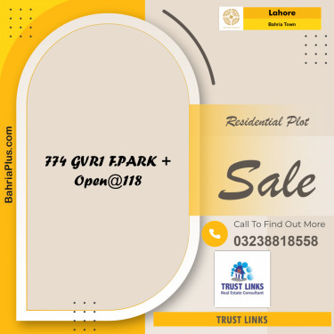Residential Plot for Sale in Bahria Town, Lahore - (BP-222657)