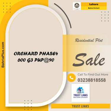 Residential Plot for Sale in Bahria Orchard, Lahore - (BP-222660)