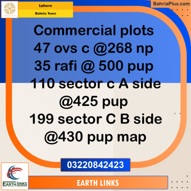 Residential Plot for Sale in Bahria Town, Lahore - (BP-222725)