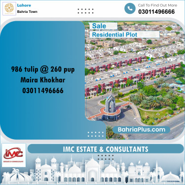 Residential Plot for Sale in Bahria Town, Lahore - (BP-222903)