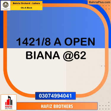Residential Plot for Sale in OLC-A Block -  Bahria Orchard, Lahore - (BP-223092)