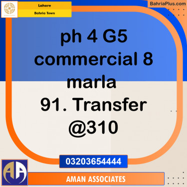 Commercial Plot for Sale in Bahria Town, Lahore - (BP-223245)