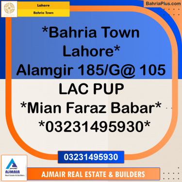 Residential Plot for Sale in Bahria Town, Lahore - (BP-223248)