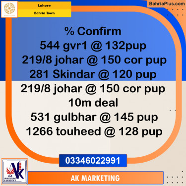 10 Marla Residential Plot for Sale in Bahria Town, Lahore - (BP-223273)