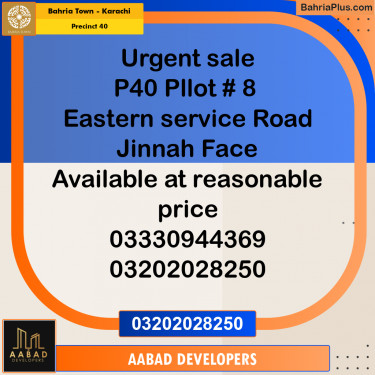 250 Sq. Yards Residential Plot for Sale in Precinct 40 -  Bahria Town, Karachi - (BP-223317)