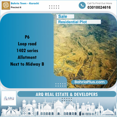 272 Sq. Yards Residential Plot for Sale in Precinct 6 -  Bahria Town, Karachi - (BP-223320)