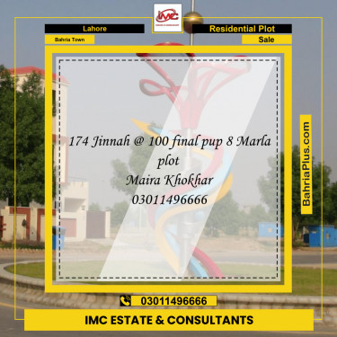 Residential Plot for Sale in Bahria Town, Lahore - (BP-223369)