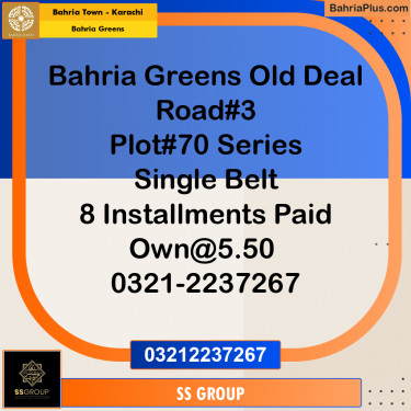 75 Sq. Yards Residential Plot for Sale in Bahria Greens -  Bahria Town, Karachi - (BP-223636)